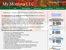 Tablet Screenshot of mymontanallc.com